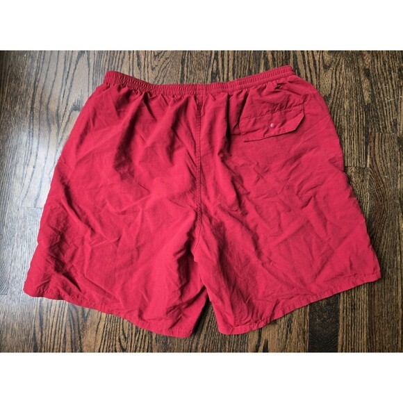 Patagonia Baggies Shorts Mens Sz Large 6" Inseam Red Lined Pull On Nylon 58033 - Picture 3 of 9